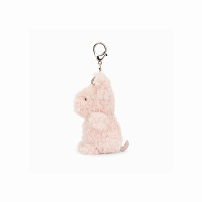 Jellycat Little Pig Bag Charm New Zealand | AOUEW2836